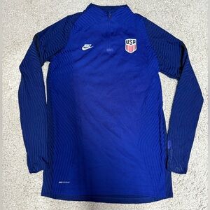 Nike Royal Blue USMNT Soccer Training Zip Up